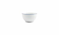 Kom Basic White Blue Rim 14cm