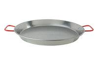 Paellapan 70 cm Gepolierd Staal