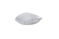 Schaal 20,5 cm x 11,5 cm wit porselein Calcaire