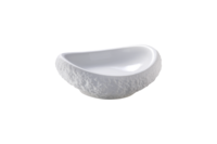 Schaal 20 cm x 18 cm wit porselein Calcaire