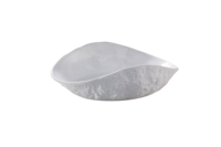 Schaal 25,5 cm x 19 cm wit porselein Calcaire