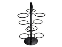 Etagere voor 9 bordjes zwart 46 cm 