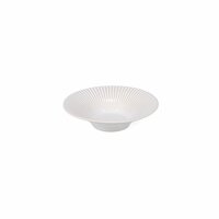 Diep bord 20,5 cm gestreept White Brass
