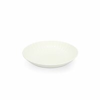 Diep bord 26 cm Bloom white