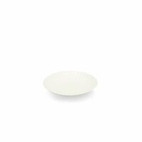 Diep bord 18 cm Bloom white