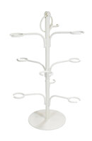 Etagere voor 9 glazen wit 46 cm 