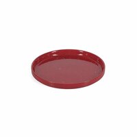Bord 25 cm Fika Burgundy rood 