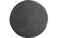 Leisteen bord rond 21 cm