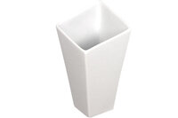 Frietzak porselein vierkant 16 cm