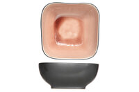 Schaal 14 cm vierkant Laguna Old Rose