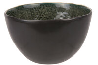 Kom 14 cm Laguna Verde zwart groen