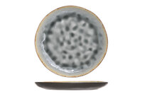 Bord rond 20 cm Laguna Blue Grey blauwgrijs zwart