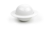 Serveerbord 18 cm met deksel bolvorm porselein