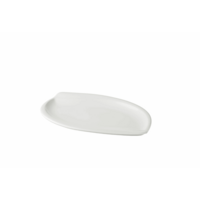 Bord 28x19 cm leaf White Delight Palmer