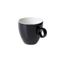 Kop 17 cl zwart Bart Maastricht Porselein