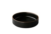 Bord 15 cm stapelbaar Q Authentic Japan Zwart