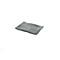 Schaal 13,5 x 10 cm Endure Melamine zwart/marmer