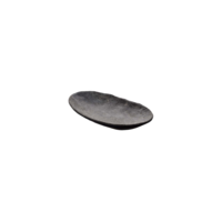 Schaal ovaal 23 x 14 cm Endure Melamine zwart/marmer