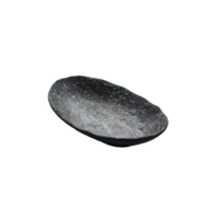 Schaal 26 x 15,5 Endure Melamine ovaal zwart/marmer