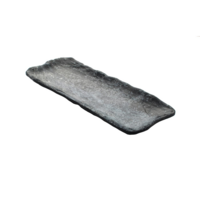 Schaal 30 x 12,5 cm Endure Melamine zwart/marmer