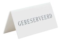 Bordje tafel gereserveerd set van 5