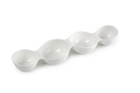 Schaal 33 x 8,5 cm 4 delen Funky Yong