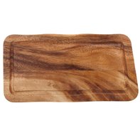 Houten plank met gleuf 40 x 22 cm Acacia