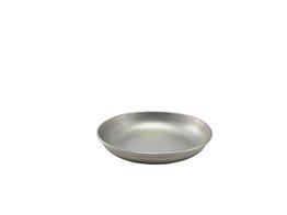 Diep bord 20 cm metaal Vintage