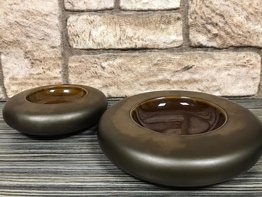 Bord donut 22 cm goud metallic Raw by Kevala
