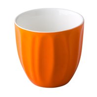 Koffie kop zonder oor 18 cl oranje