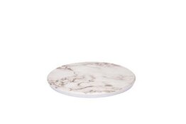 Plateau Marmer 23 cm Wit Melamine