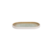 Ovaal bord 20,5 cm x 11,5 cm groen Coco