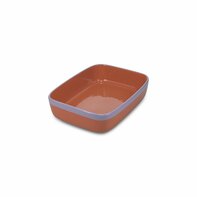 Ovenschaal 29,5 cm x 22,5 cm oranje, paars Duo
