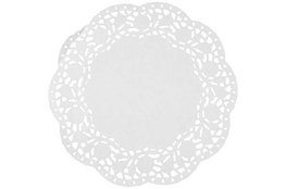 Kantpapier 14 cm rond 24 st