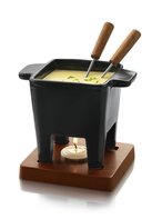 Tapas kaasfondue zwart