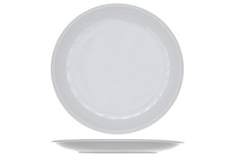 Rond plat bord 30,5 cm Pleasure White