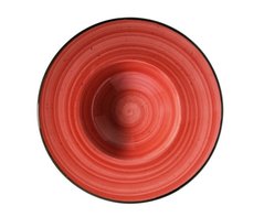 Pasta bord 28 cm brede rand Passion Red Aura