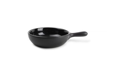 Ovenschaal rond met greep 19 cm zwart Ardo