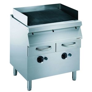 Lavasteengrill Gas Combisteel Pro 900