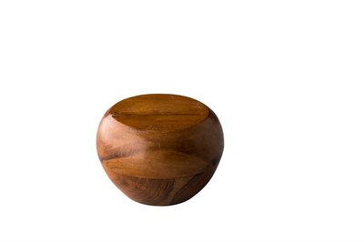 Bord 13,5 cm houten bol eikenhout Shapes