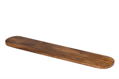 Houten serveerplank langwerpig 120 cm x 22 cm