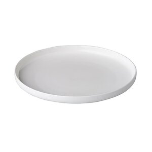 Bord met opstaande rand off white 25,5 cm Q Fine China