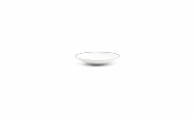 Espresso Schotel Basic White Black Rim 12,5cm