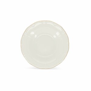 Diep bord 23,5 cm Retro gouden rand