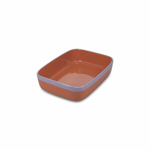 Ovenschaal 29,5 cm x 22,5 cm oranje, paars Duo