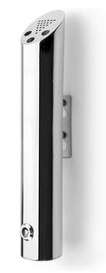 Wand sigarettenzuil inox 46 x 8 cm