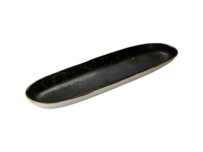 Bord 34 cm Amazon Jungle Green ovaal