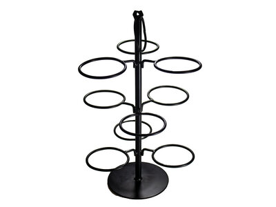 Etagere voor 9 bordjes zwart 46 cm 