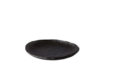 Bordje 16 cm Q Raw Oyster Zwart